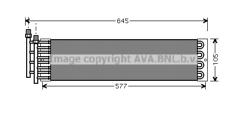 AVA QUALITY COOLING Õliradiaator,mootoriõli IV3053